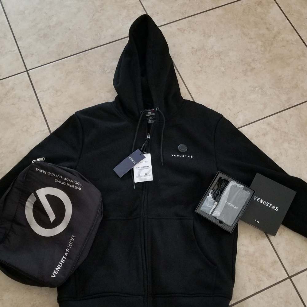 Brand new VENUSTAS heated hoodie UNISEX